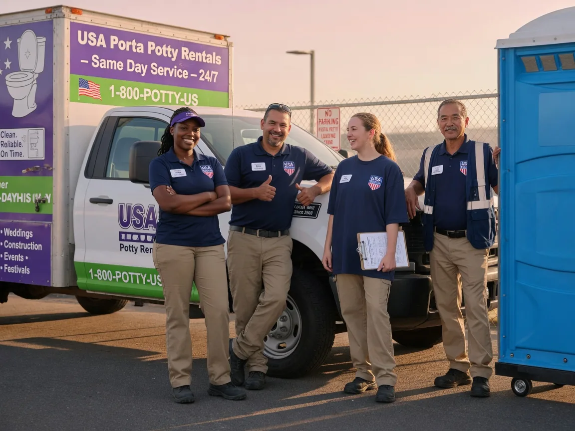 Porta Potty Rental company in Blue Grass, IA